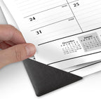 AT-A-GLANCE 2027 Desk Pad Calendar, Monthly Desk Wall Planner, 21.75" x 17", Ruled Blocks (SK240027), White