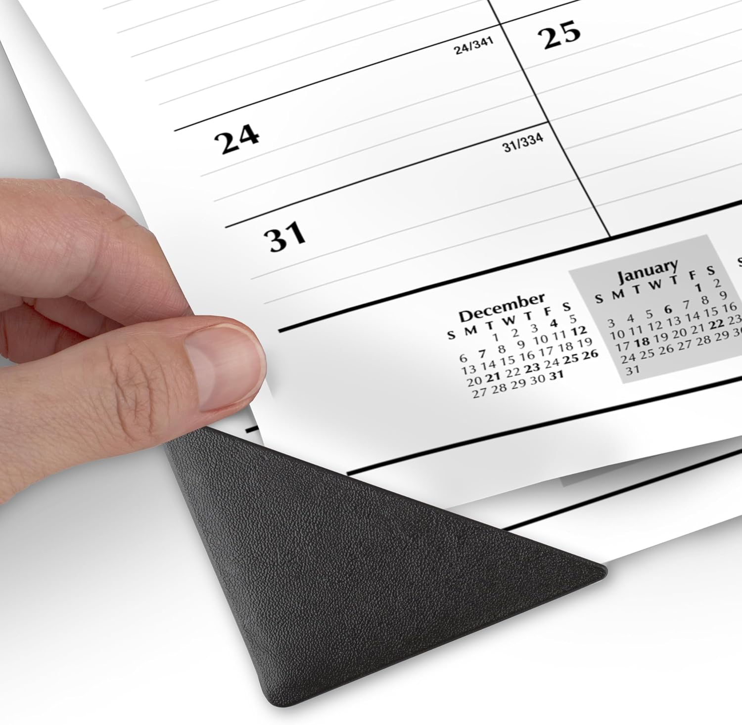 AT-A-GLANCE 2027 Desk Pad Calendar, Monthly Desk Wall Planner, 21.75" x 17", Ruled Blocks (SK240027), White