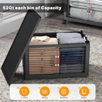 UAMFURI Extra Large Stackable Storage Bins - Image 7