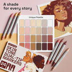 ARTISTRO 24 Skin Tone Acrylic Paint Markers - Image 2