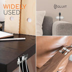 GLUIT Adhesive Desktop Cable Organizer Versatile Cord Holders Wire Clips and - Image 6