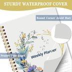 Undated Weekly Planner- Weekly Goals Notebook, A5 To Do List Planner, Habit - Image 3