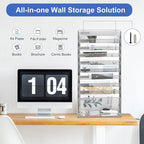 EasyPAG Wall File Holder 10 Tier Mesh Hanging Folder Organizer - Image 4