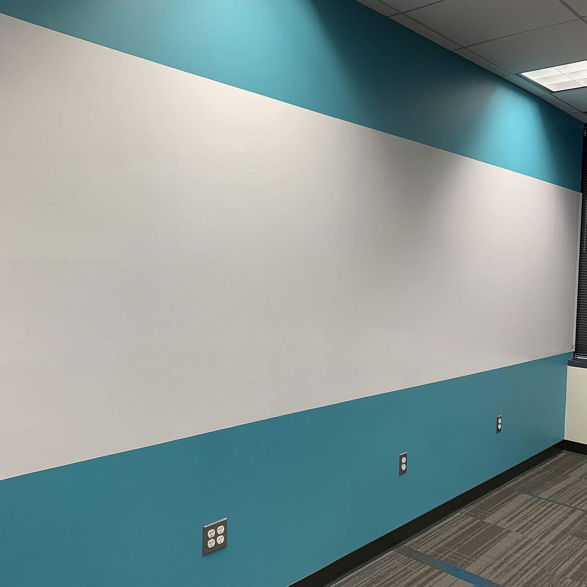 Think Board Premium Whiteboard Sticker – 4'x8' Dry Erase Wall Decal –...