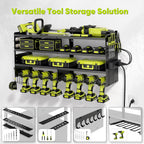 pokipo large power tool organizer wall mount with, close-up detail