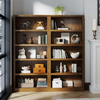 Bevfint 70 in Tall Bookcase, 33 inch Wide Floor Standing Indoor Furniture - Image 7