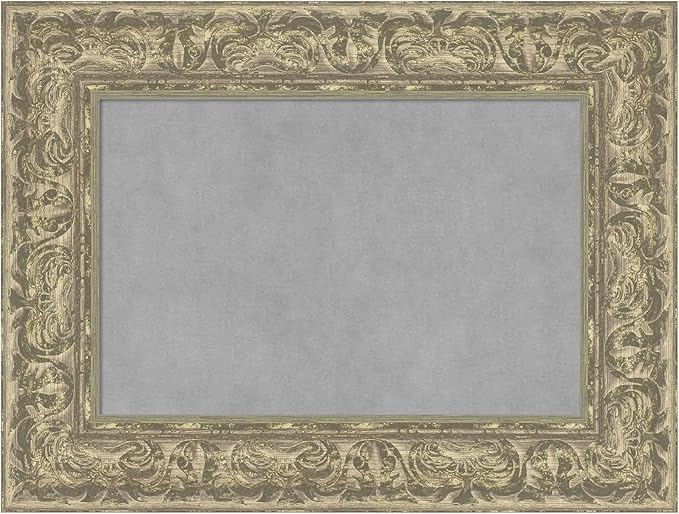 Amanti Art Silver Framed Magnetic Board 19x25 Small Vision Board by AmantiArt
