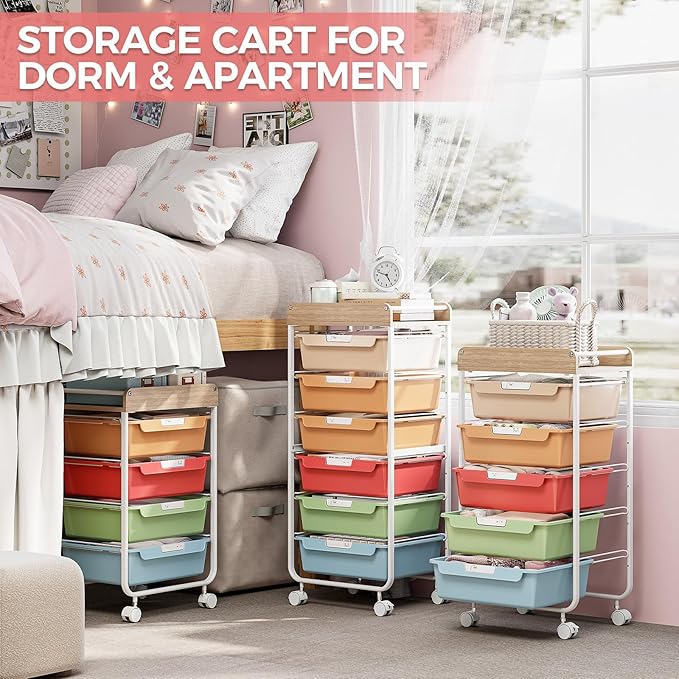 Rolling Storage Utility Cart - Image 8