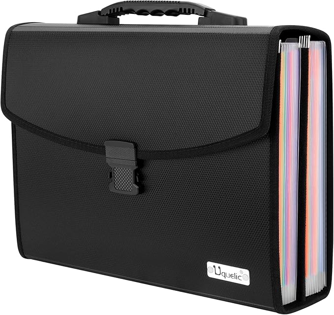 Uquelic 26 Pockets Expanding File Folder by Uquelic