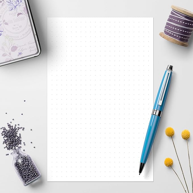 321Done Dot Grid Notepad – Dotted Graph Paper, Small – Made in USA – 50 Sheets - Image 4