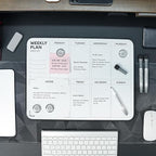 Aroundesk Double Sided Weekly Dry Erase Board - Image 4