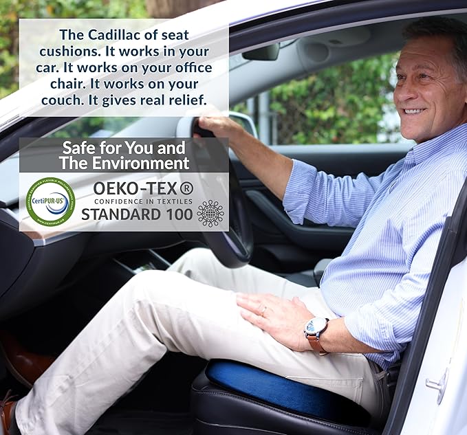 ComfiLife Gel Enhanced Seat Cushion – Office Chair Cushion – Non-Slip Gel & - Image 9