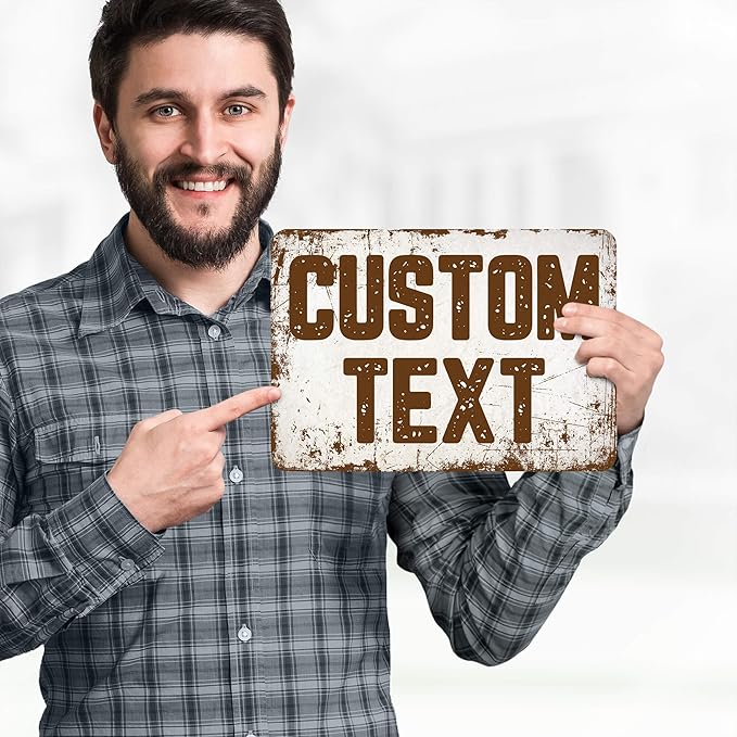 Custom Sign, Custom Street Sign, 11 Font Colors, 13 Font Styles, 4 Hole Options - Image 2