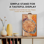 TR-LIFE 14 Inch Gold Metal Plate Stand - Image 6