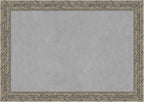 Amanti Art Silver Framed Magnetic Board 29x41 Large Vision Board by AmantiArt