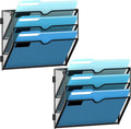 SUPEASY 3-Tier Wall File Holder Organizer by SUPEASY