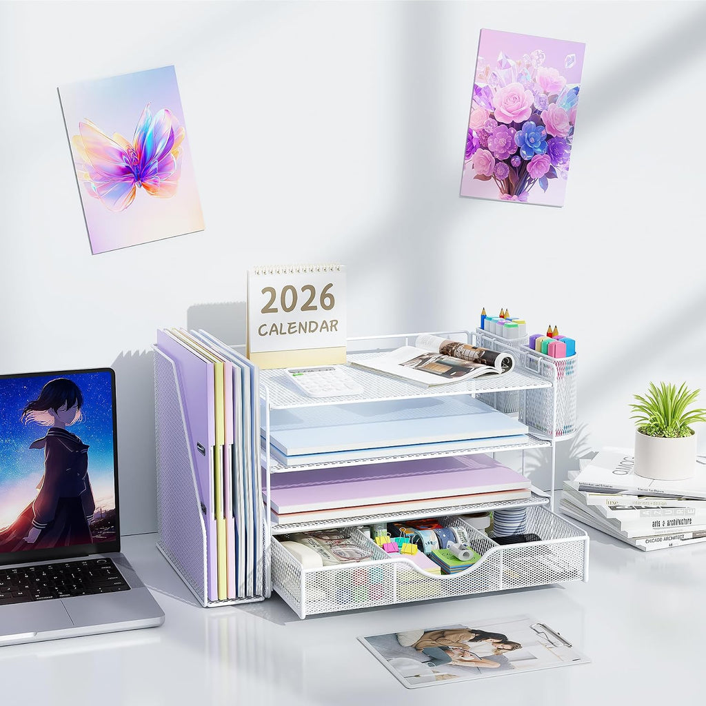 gianotter desk organizers and accessories with file holder on a desk or shelf