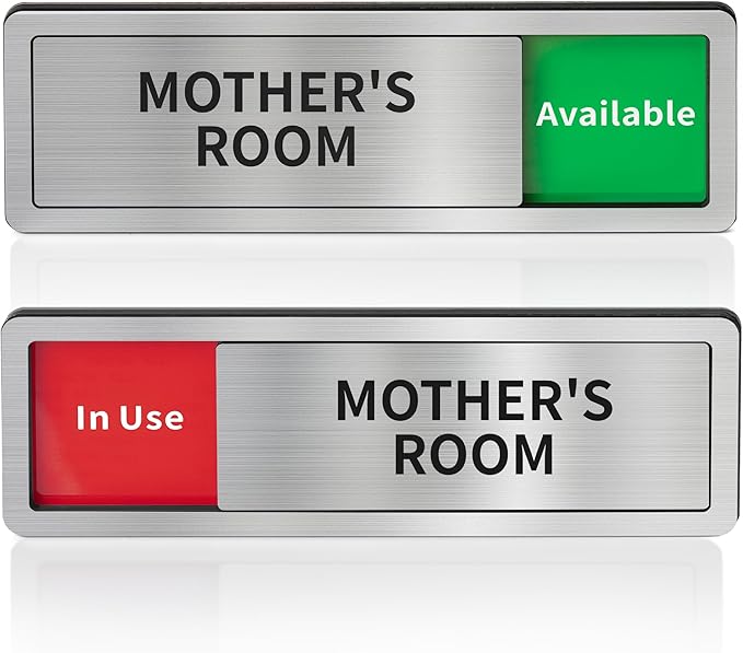 Mother's Room Door Signs, Do Not Disturb, Breastfeeding Door Sign, In by Abudada