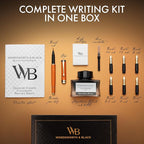 Wordsworth & Black Calligraphy Pen Gift Set, Includes Ink Bottle, 6 Ink - Image 3