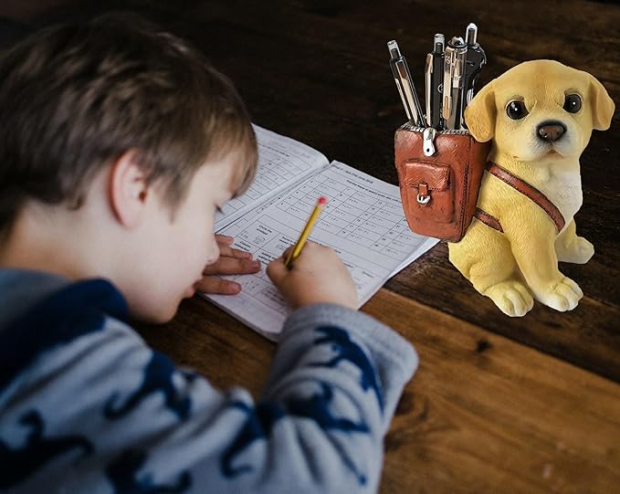 Dog Pen Holder for Desk Labrador Retriever Gifts for Men Women and Kids Unique - Image 2
