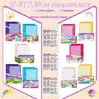 TaoBary 160 Pcs Stationery Paper Set 50 Double Sided Stationery Papers - Image 4