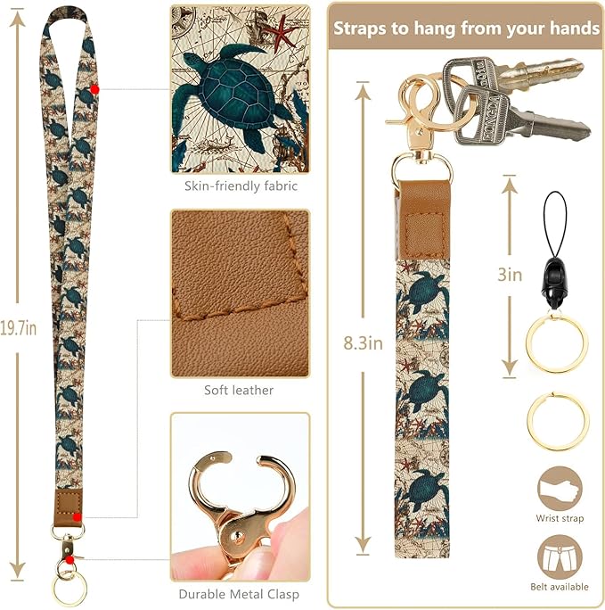 bolimoss Turtle Lanyard Wallet - Image 3
