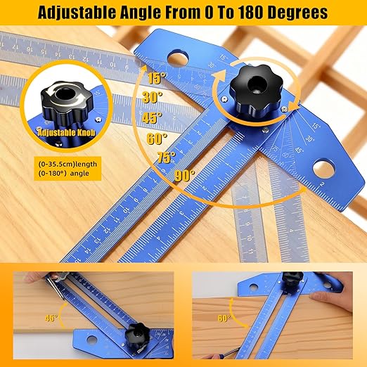 GRENPRO Woodworking Scriber Marking Line Ruler - Image 3
