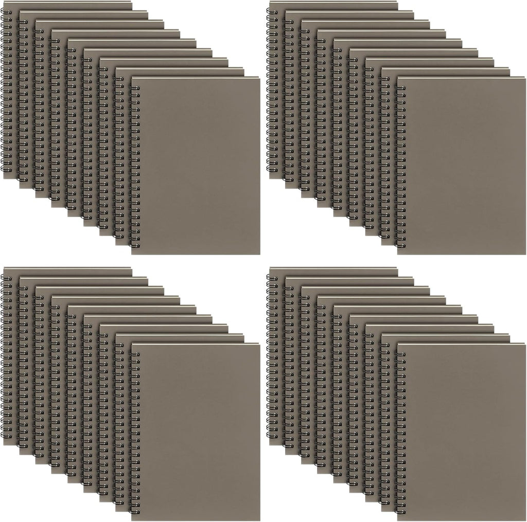 Yahenda 36 Pcs Spiral Notebook Bulk A5 Journal Lined 8.3'' x 5.5'' Writing