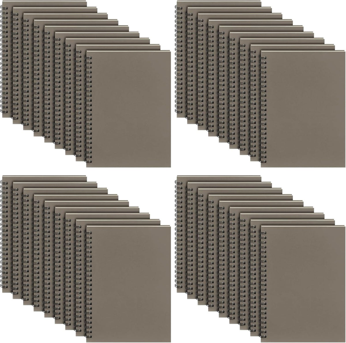 Yahenda 36 Pcs Spiral Notebook Bulk A5 Journal Lined 8.3'' x 5.5'' Writing