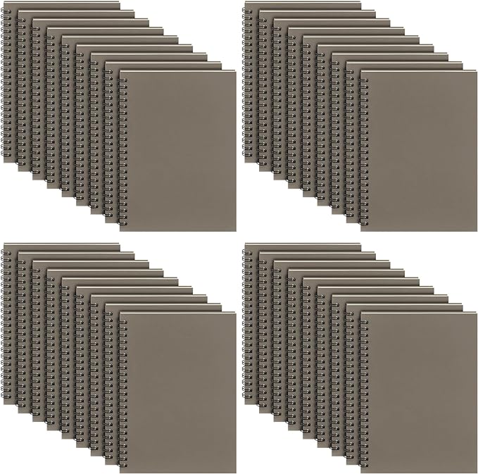 Yahenda 36 Pcs Spiral Notebook Bulk A5 Journal Lined 8.3'' x 5.5'' Writing by Yahenda