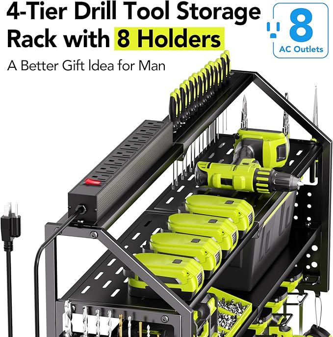 YFFSRJDJ Power Tool Organizer Wall Mount - Image 3