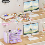 OPNICE Desk Organizer, 5-Tier Paper File Organizer - Image 2