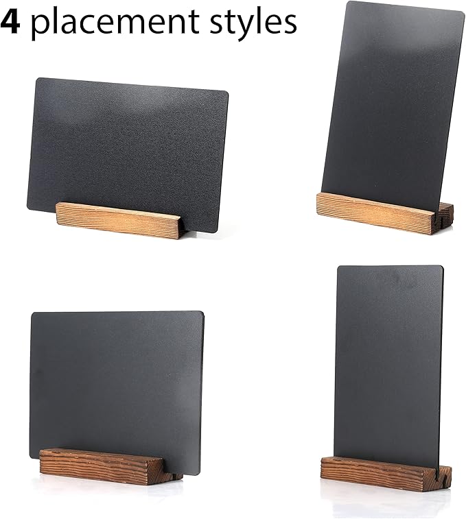 7.9x5.1 Desktop Chalkboard Sign - Image 2