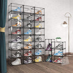 KOKOIN Transparent Plastic Storage Clear Shoe Display Case Box Organizer - Image 9
