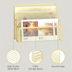 SUPEASY Mail Organizer for Desk, Mesh Metal Mail Holder Countertop - Image 5