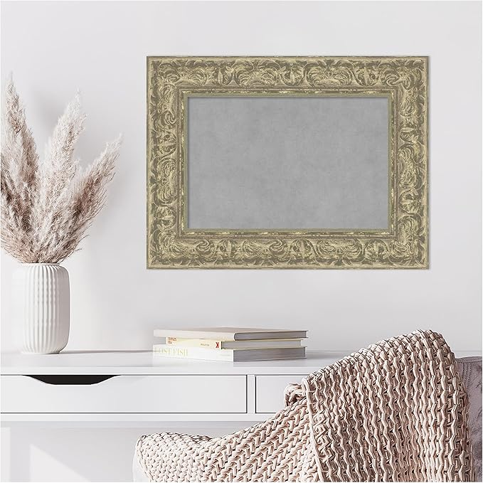 Amanti Art Silver Framed Magnetic Board 19x25 Small Vision Board - Image 7