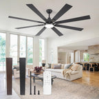 zmishibo 72" ceiling fans with lights for patio, main product view