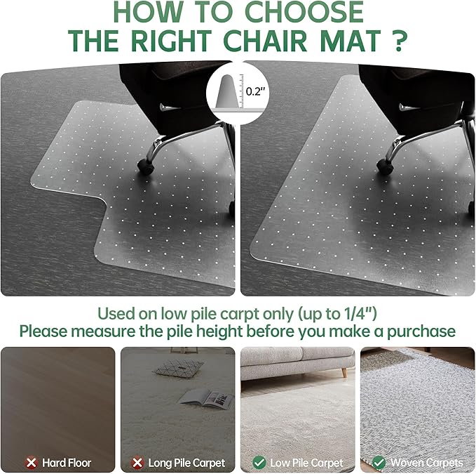 Office Chair Mat for Carpet - Image 3