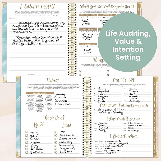 bloom daily planners 2026 Hardcover Calendar Year Goal & Vision Planner - Image 5