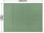 DECORITA Green Bulletin Board | Large Cork Boards Alternative - Image 2