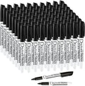 Volcanics Black Dry Erase Markers Low Odor Fine Whiteboard Markers Thin Box of by Volcanics