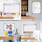Monthly Calendar Whiteboard Dry Erase Cork Board Combination - Image 7