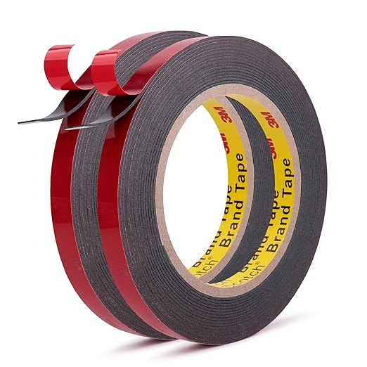 Automotive Acrylic Plus Attachment Tape 0.39" x 18Ft Made of 3M Pack of 2 by AdhesiveTapeAppliedtoLife