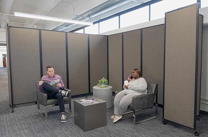 Versare Room Divider 360 Portable Wall Partition | Folding Panels | Large - Image 2