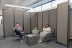 Versare Room Divider 360 Portable Wall Partition | Folding Panels | Large - Image 2