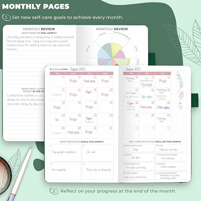 Clever Fox Self-Care Journal Pocket – Daily Reflection Notebook – Mental Health - Image 2