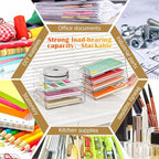 YKLSLH 4 Trays Paper Organizer Letter Tray - Image 7