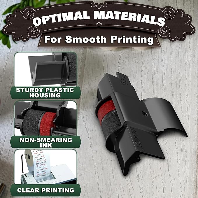 3 Pack IR40T Calculator Ink Roller, HR-100TM / Canon P23-DHV, P170-DH3 / Sharp - Image 3