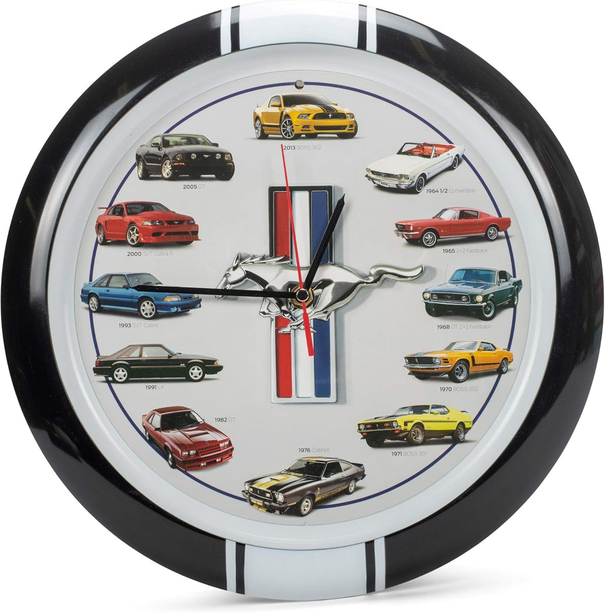 mark feldstein history of mustang sound wall clock, main product view