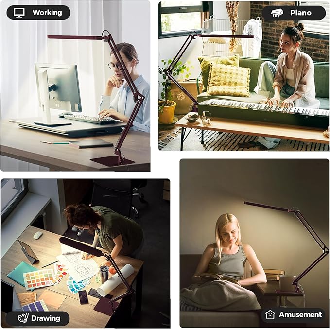 SKYLEO LED Desk Lamp with Slim Base - Image 6